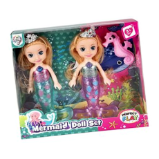 Mermaid Doll Set with 2 x Mermaids